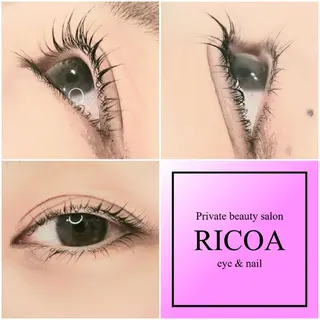 マツエク・マツパ RICOA 酒井のマツエク・マツパデザイン