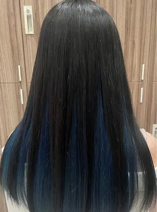 ロング カラー 【複雑履歴ブリーチ】 中村　玲仁のヘアスタイル