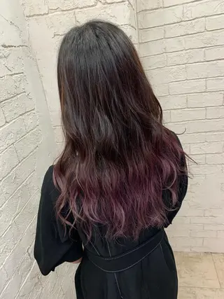 ロング 🦄ハイトーンカラー 🦄まるおしょうのヘアスタイル
