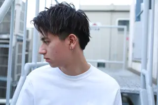 ショート カラー パーマ メンズ 大久保寿高✨ なりたい色を叶える✨のヘアスタイル