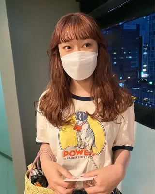 ロング デザインカラー/ボブ ブリーチカラー/ユリのヘアスタイル