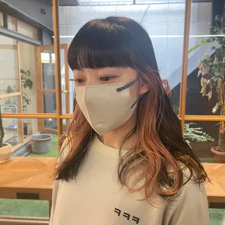 セミロング カラー 【似合わせカット】 松尾一気のヘアスタイル