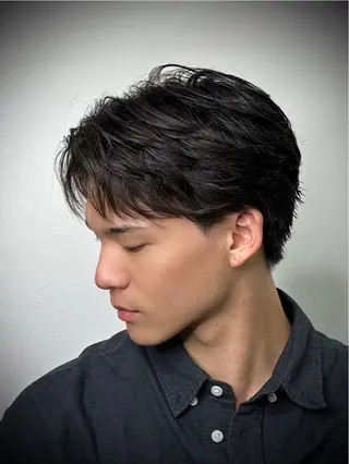 ミディアム 五十嵐 圭音のヘアスタイル