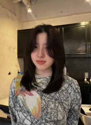 ミディアム レディースカット🎀 NANAHAのヘアスタイル