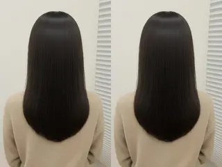 セミロング 【北千住】🌈韓国風 レイヤー✨小顔カットのヘアスタイル