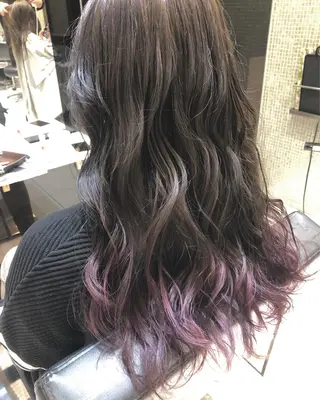 ロング カラー 女性リピ90%🍨 🩷佐藤みずきのヘアスタイル