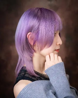 ミディアム カラー 松尾 泰伸のヘアスタイル