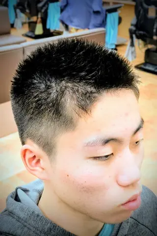 ショート 理容プラージュ燕三条 福井のヘアスタイル
