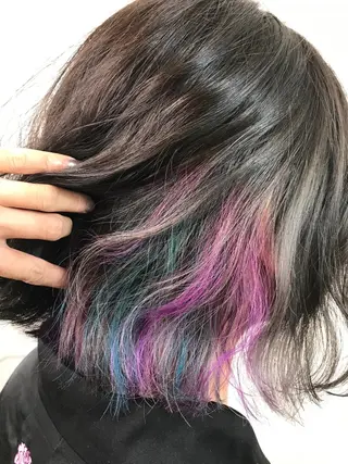 ミディアム カラー ヘアアレンジ 今井 由佳のヘアスタイル