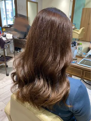 ロング カラー 後藤 瀬奈のヘアスタイル