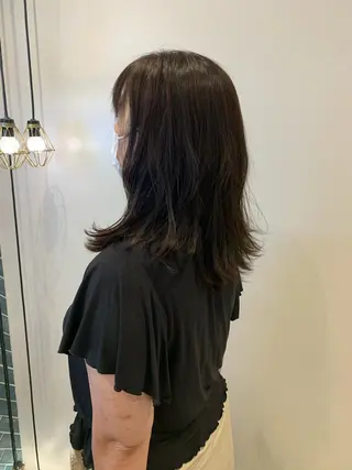 ミディアム カラー 個性を活かす/ harunaのヘアスタイル