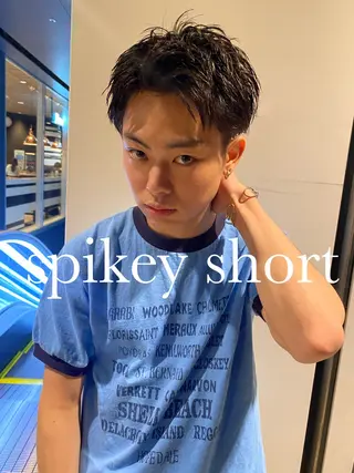 ショート パーマ メンズ 💈メンズ短髪特化 ✂︎伊藤大輝💈のヘアスタイル