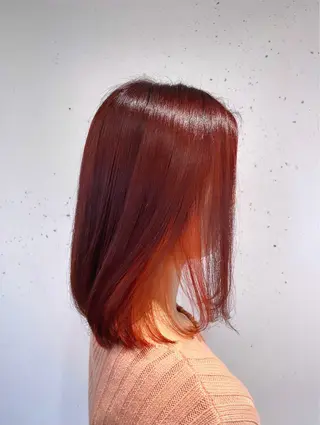 ミディアム カラー tim hinaのヘアスタイル