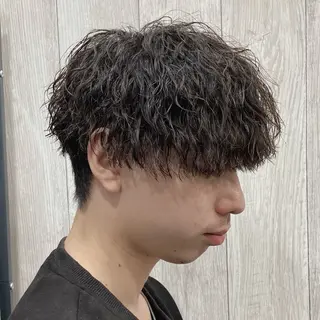 ミディアム パーマ メンズ JiN HAiR所属・立川メンズパーマ職人 /MASAのヘアスタイル