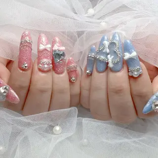 ネイル mau🩵 堺筋本町nailのネイルデザイン