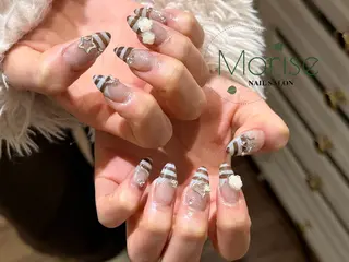 ネイル MoriseNail Jr研修💜イシダのネイルデザイン
