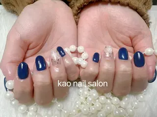 ネイル kao nail マグネット/長さだしのネイルデザイン