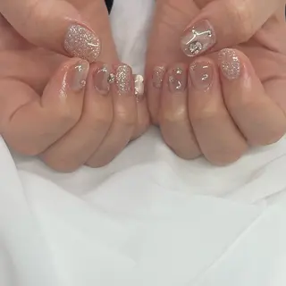 ネイル パラジェルネイル 大人可愛/シンプルのネイルデザイン