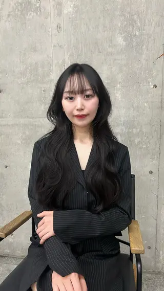 ロング 髪質改善カラー🦋 レイヤー/ナカネのヘアスタイル