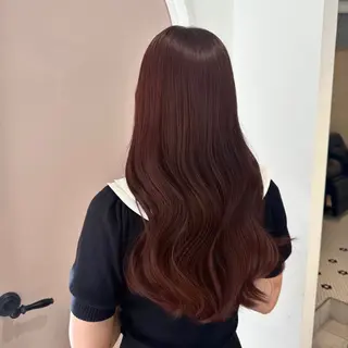 ロング カラー ヘアアレンジ ブリーチ 縮毛矯正/ 艶髪/COCONAのヘアスタイル