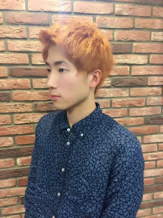 ショート カラー メンズ 六本木メンズヘア 大橋勇貴のヘアスタイル