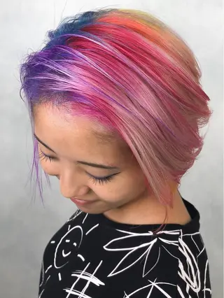 ショート カラー welring hair salonのヘアスタイル