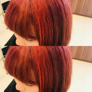 カラー 柿沼  洸太のヘアスタイル