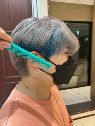 カラー メンズ ツヤ髪🫧似合わせ ✨あんどうゆうかのヘアスタイル