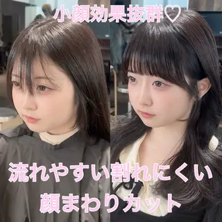 ロング 🎀大竹美侑／顔まわ りカット／レイヤーのヘアスタイル