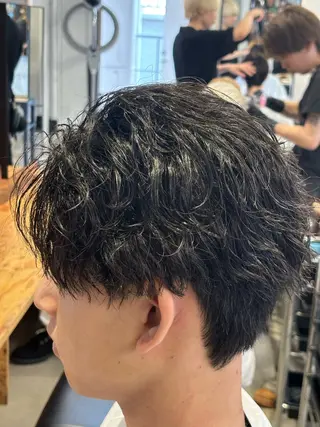 パーマ ルーズ/シャドウパー マ/似合わせカットのヘアスタイル