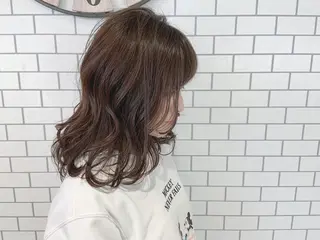 ミディアム カラー ヘアアレンジ 韓国hair🦋 Nanaのヘアスタイル