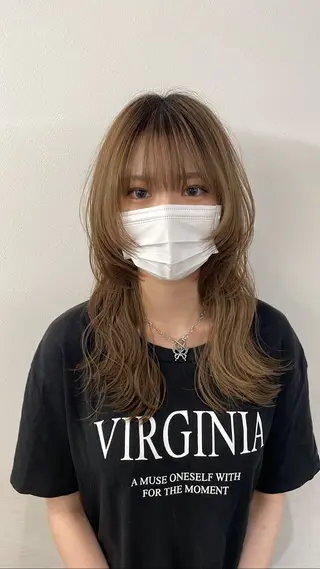 ロング やまぎし ひろきのヘアスタイル