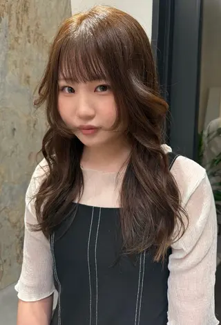 ロング カラー ヘアアレンジ URUMA❁⃘ SOL_NAGOYAのヘアスタイル