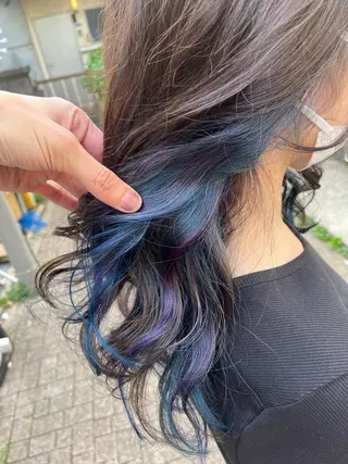ロング カラー 原宿サロン代表 デザインカラー伊藤卓のヘアスタイル