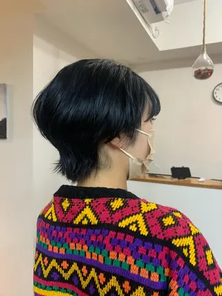 ショート 甲斐 もあのヘアスタイル
