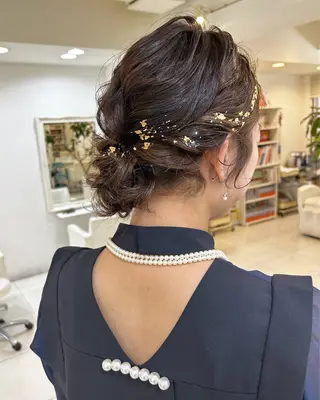 ミディアム ヘアアレンジ 透明感カラー🫧ヘア セット🫧松本菜月の眉毛・アイブロウイメージ