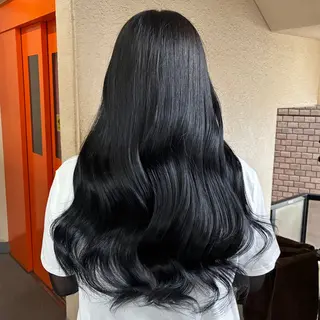 ロング カラー ふかたさや🌟 艶感カラー🌟のヘアスタイル