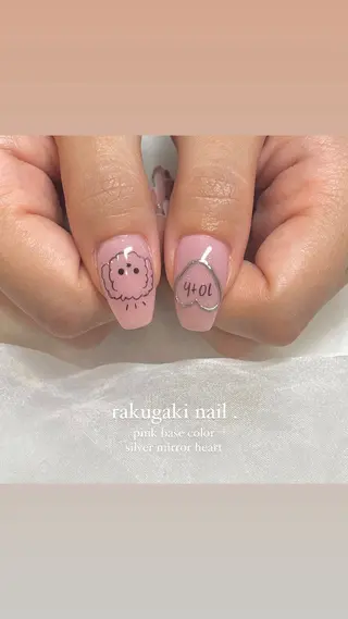 ネイル 淡色ネイル 🎀moeのネイルデザイン