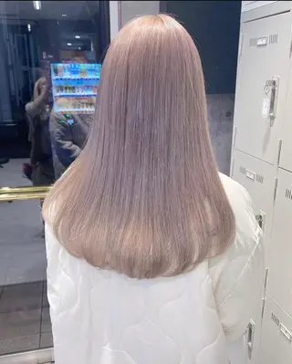 ロング カラー パーマ ヘアアレンジ メンズ キッズ ネイル マツエク・マツパ アイブロウ 💖オタク美容師 ꒰ঌ♡モモ♡໒꒱のヘアスタイル