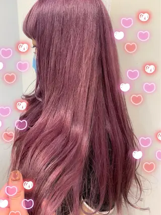 セミロング カラー 新宿駅近♡個室 ♡関口三都季🌜のヘアスタイル