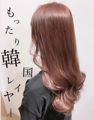 セミロング 美髪特化韓国へア ❤︎nanami❤︎のヘアスタイル