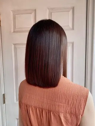 セミロング 千 田のヘアスタイル