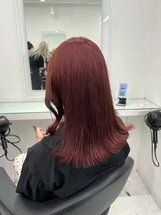 カラー ブリーチなし透明感 💗RYOTAのヘアスタイル