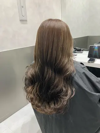 ロング カラー 💖ブリーチなし透明 感💖ASAHIのヘアスタイル