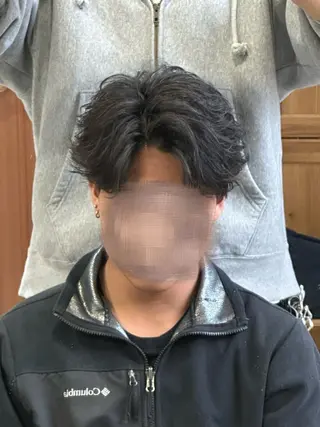 パーマ メンズ 巻けないけど美髪 作れます丸山智久のヘアスタイル