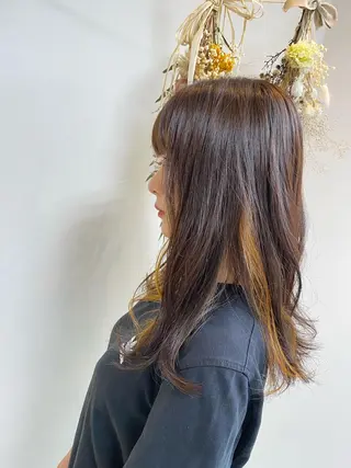 セミロング 髪質改善✨ miyuuのヘアスタイル