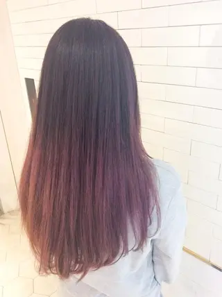 ロング カラー レイヤーカット× 髪質改善たもりのヘアスタイル