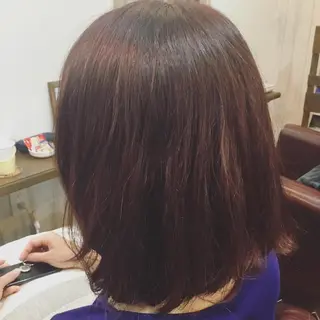 ミディアム カラー embrace エンブレイスのヘアスタイル