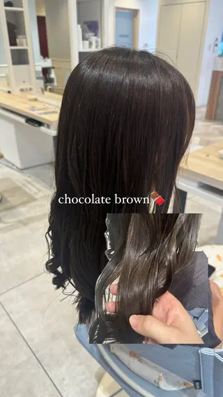 ロング カラー レイヤーカット Y2K/𝓡𝓲𝓷のヘアスタイル