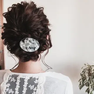 ミディアム セミロング ヘアアレンジ ゴトウ ノブヒトのヘアスタイル